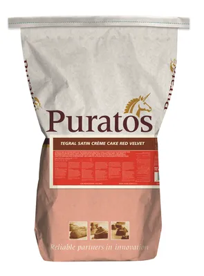 Tegral Satin Cream Cake Red Velvet