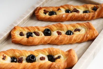 Cheese & Olive Danish