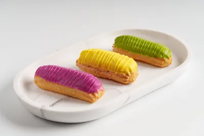 Lemon & Pistachio Eclaire