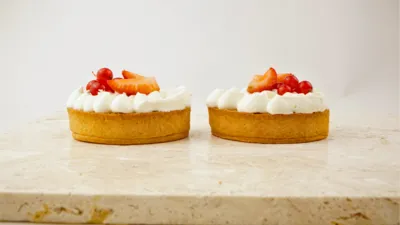 Almond Sour Cherry Tart