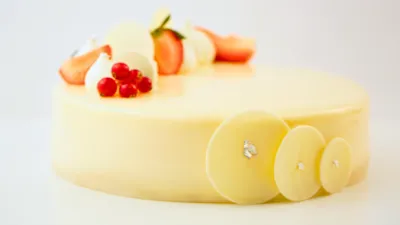 White Chocolate Mango Cheesecake 